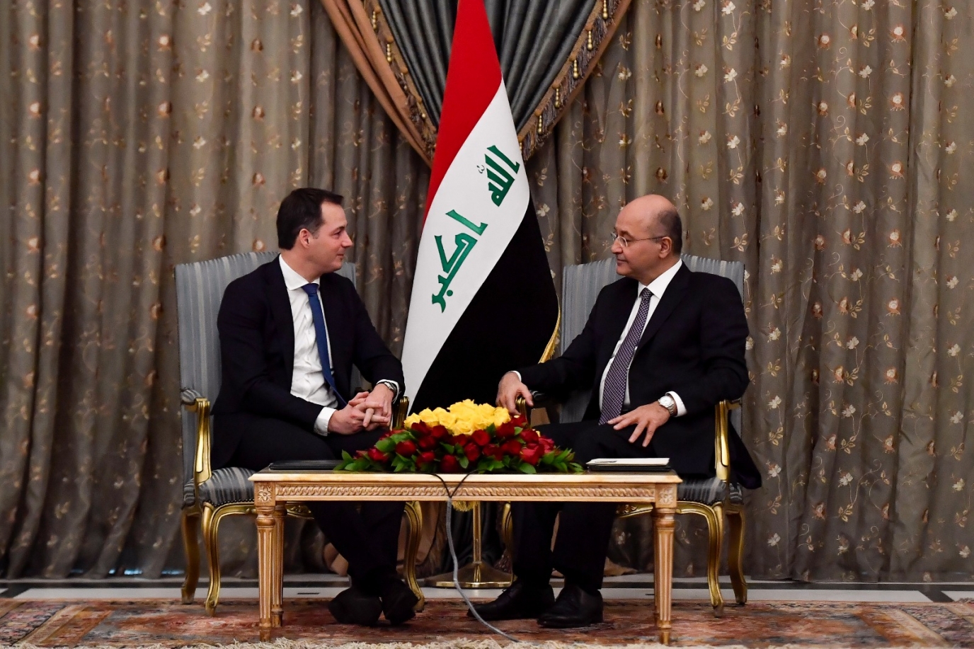 Le vice-Premier ministre Alexander De Croo en visite en Irak