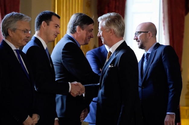 Greeting of King Filip, when taking the oath on 11 October 2014