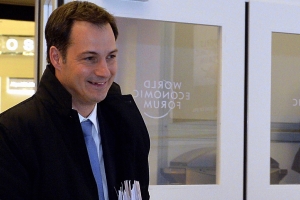 Alexander De Croo invité du Forum économique mondial à Davos