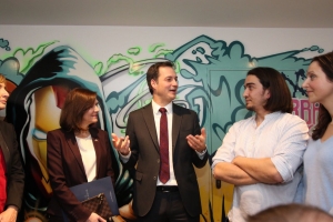 Alexander De Croo opent MolenGeek dat een ander Molenbeek wil tonen