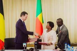 Alexander De Croo signs a new cooperation programme with Benin