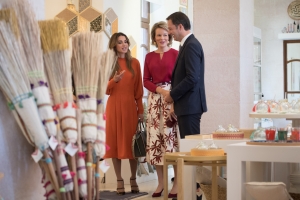 Visit to the Jordan River Foundation in Amman with HM Queen Rania and HM Queen Mathilde