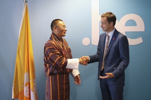 Ontmoeting met de premier van Bhutan, 3 juni 2015